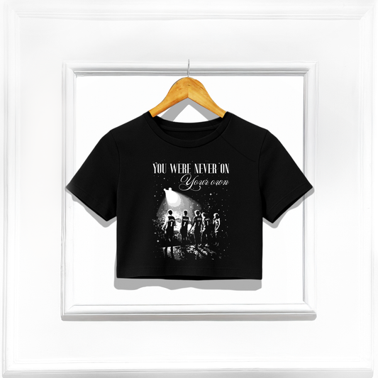 Don’t Forget Where You Belong | 180 GSM Crop Top